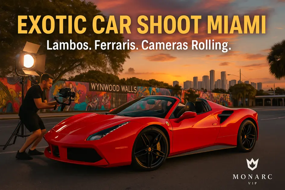 How to Rent an Exotic Car in Miami for a Music Video or Photo Shoot