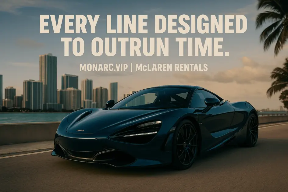 McLaren 720S, GT and 570S rental pricing guide for Miami 2026