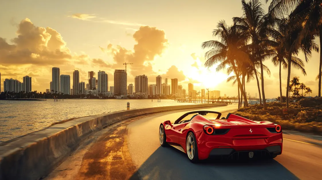 Miami Exotic Car Drive & Dine Guide: 5 Perfect Routes for Luxury Dining Adventures