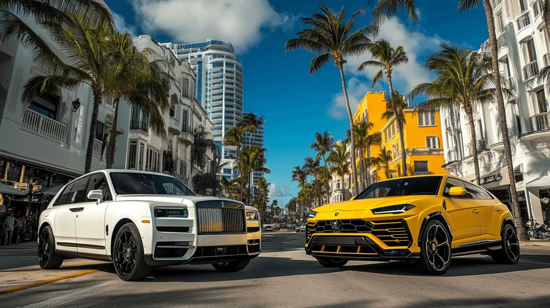 Rolls-Royce Cullinan vs Lamborghini Urus: Miami's Luxury SUV Battle