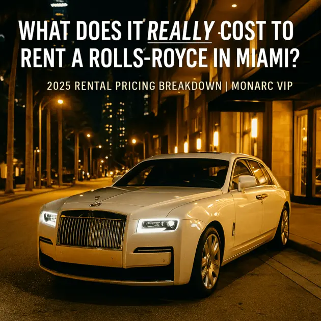 Rolls-Royce Rentals in Miami: Price Breakdown by Model & Occasion (2025 Guide)