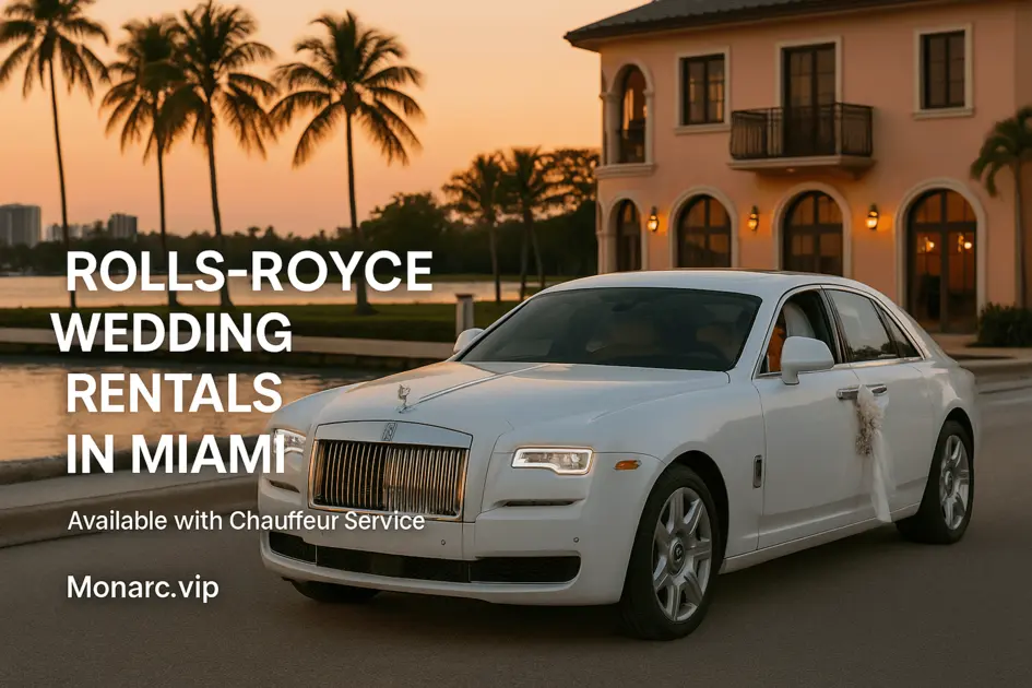 Luxury Rolls-Royce Wedding Car Rental in Miami | Monarc VIP Guide