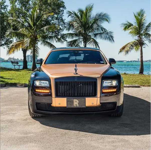 Rolls-Royce Ghost red leather cabin for executive rental