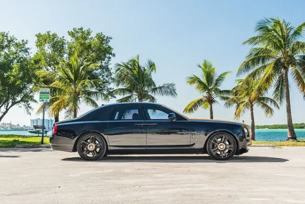 Rolls-Royce Ghost exterior detail for Brickell rental handoff