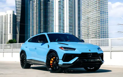 Lamborghini Urus S Blue rental Miami